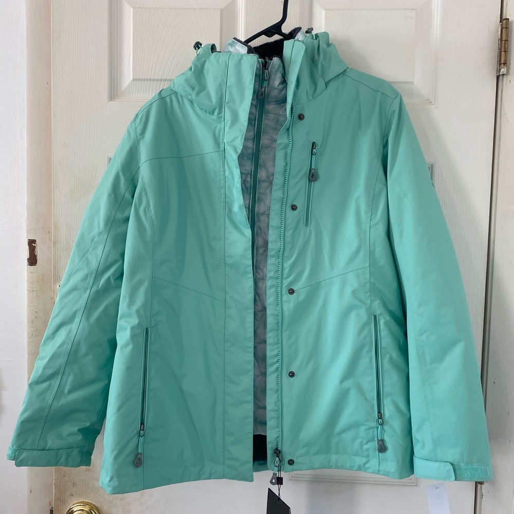 Gerry Bella 3-in-1 hood system coat mint